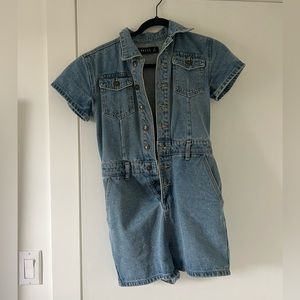 Lioness denim romper
